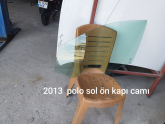 Volkswagen Polo çıkma sol ön kapı camı