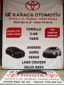 2024-2025 TOYOTA C-HR ÇIKMA ORJİNAL ÖN TAMPON DEMİRİ