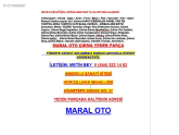 Oto Çıkma Parça / Fiat / Egea / Kaporta & Karoser / Marşpiyel Sacı / Çıkma Parça 