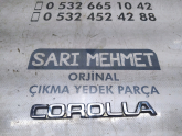 Oto Çıkma Parça / Toyota / Corolla / Arma & Yazı / Bagaj Arması / Çıkma Parça 
