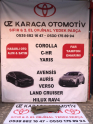 2020-2025 TOTOTA COROLLA ÇIKMA ORJINAL DİREK SACI