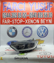 Oto Çıkma Parça / Volkswagen / Passat / Far & Stop / Sol Ön Far / Çıkma Parça 