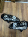 Vw Golf 5 Far Mercekli Siyah Krom Sağ-Sol Takım Tak Çalıştır 03>