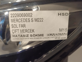Oto Çıkma Parça / Mercedes / C Serisi / Far & Stop / Sol Ön Far / Çıkma Parça 