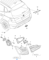 Oto Çıkma Parça / Seat / Arona / Far & Stop / Sağ Arka Stop / Sıfır Parça 