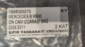 Oto Çıkma Parça / Mercedes / B Serisi / Oto Cam / Ön Cam Izgarası / Sıfır Parça 