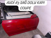 AUDİ A3 SAĞ DOLU KAPI COUPE KAPI KİLİDİ CAM AYNA