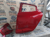 Renault Clio 5 Sol Arka kapı Orjinal az hasarlı kırmızı