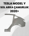 TESLA MODEL Y SOL ARKA ÇAMURLUK