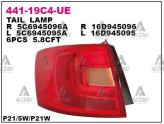 VOLKSWAGEN JETTA STOP LAMBASI 11-14 DIS SAG
