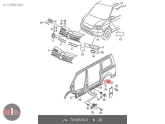 Oto Çıkma Parça / Volkswagen / Transporter / Kaporta & Karoser / Kapı Çıtası / Sıfır Parça 