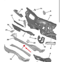 Peugeot 2008 üst kaporta kollektörü 9829844380