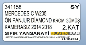 Oto Çıkma Parça / Mercedes / C Serisi / Kaporta & Karoser / Panjur / Çıkma Parça 