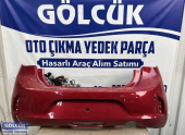 Opel Corsa F Arka Tampon Siyah Kırmızı ORJİNAL