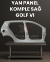 GOLF 6 SAĞ PANEL KOMPLE (KAPI YUVASI+ARKA ÇAMURLUK) 5K4809606