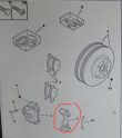 Peugeot 106 fren kaliper kapağı 440438