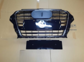 AUDİ A3 HB ÖN PANJUR 2013 SONRASI PİANO BLACK CROM CERCEVELİ