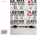 TOYOTA YARİS SAĞ AKS ORJİNAL YEDEK PARÇA 43410-K0070 1.5 20-24