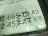 Oto Çıkma Parça / Toyota / Auris / Oto Cam / Kelebek Camı / Çıkma Parça 