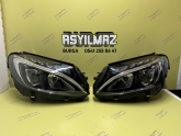 MERCEDES C SERİSİ W205 TAKIM FAR SIFIR ORJİNAL 13-16