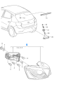Oto Çıkma Parça / Seat / Ibiza / Far & Stop / Sağ Arka Stop / Sıfır Parça 