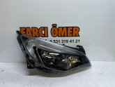 OPEL ASTRA J 13-17 SAĞ ÖN FAR SIFIR SİYAH