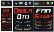 Oto Çıkma Parça / Skoda / Octavia / Far & Stop / Sağ Ön Far / Çıkma Parça 