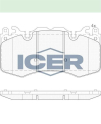 ICER FREN BALATA ON LAND ROVER DISCOVERY IV (LA) 3.0 TD 4X4 2010-