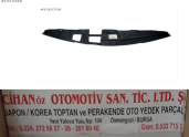 NİSSAN QASHOAİ PANJUR PANEL ÜST BAKALİT 2014-2016