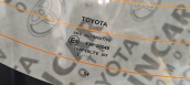 Oto Çıkma Parça / Toyota / Corolla / Oto Cam / Arka Cam / Çıkma Parça 