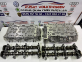 PORSCHE 3.0TDİ V6 ÇIKMA SİLİNDİR KAPAĞI EKSANTRİK MİLLERİ CRC