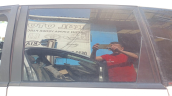 ford fiesta sol arka kapı camı