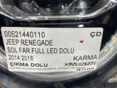 Oto Çıkma Parça / Jeep / Renegade / Far & Stop / Sol Ön Far / Çıkma Parça 