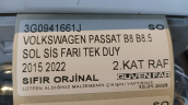 Oto Çıkma Parça / Volkswagen / Passat / Far & Stop / Sis Farı / Sıfır Parça 