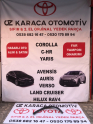 2020-2025 TOYOTA COROLLA ÇIKMA ORJINAL ÖN DODİK