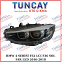 BMW 4 SERİSİ F32 F36 LCI SOL FAR 2016-2018 YEDEK PARÇA