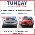 Oto Çıkma Parça / Volkswagen / Golf / Tampon / Ön Tampon / Çıkma Parça 