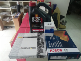 FK7 1.5 RS CİVİC YAĞ BAKIM SETİ MOTUL, BOSCH, RİXENBERG ORİJİNAL