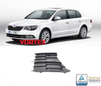 SKODA SUPERB ÖN TAMPON IZGARA SOL ( KROMLU )  2013-