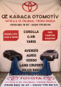 2013-2018 TOYOTA YARİS SÖKME ORJİNAL TAKIM ÖN ÇAMURLUK