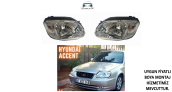 ACCENT ADMİRE SAG/SOL FAR ADET FİYAT SIFIR 2003/2006  9210225531