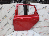 Volksvagen Polo sol arka kapı (hasarlı parça) kırmızı renk