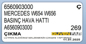 Oto Çıkma Parça / Mercedes / C Serisi / Motor / Hava Akışmetre / Çıkma Parça 