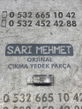 ÇIKMA VW CADDY TORPİDO AYDINLATMA LAMBASI 6L0947565