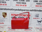Seat Leon sol ön kapı kırmızı orijinal çıkma 2013-20