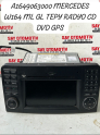 A1649063000 MERCEDES W164 ML GL TEPY RADYO CD DVD GPS