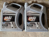 GRAT POWER MOTOR YAĞI TAM SENTETİK 0W20 5LT