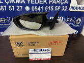 Oto Çıkma Parça / Hyundai / i20 / Ayna / Sol Dış Ayna / Sıfır Parça 