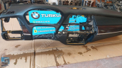 turkuaz bmw x5 e70 kasa göğüs torpido orjinal