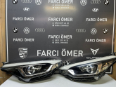 HYUNDAİ İ20 SAĞ-SOL TAKIM ÖN FAR LEDLİ MERCEKLİ